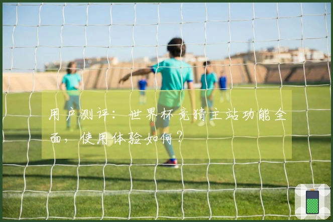用户测评：世界杯竞猜主站功能全面，使用体验如何？